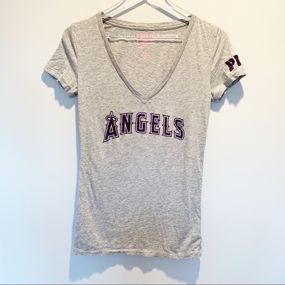 Anaheim Angels T-Shirt PINK by Victoria Secret - Picture 1 of 3